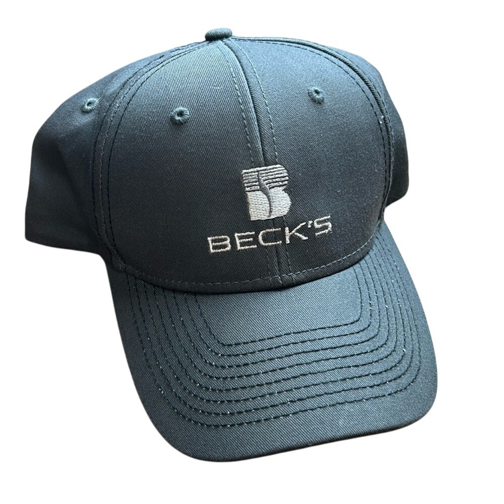 Becks Beer Embroidered Hat Cap Adult One Size Black